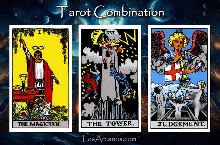 The Tower and Magician Tarot Combo： Sudden Change Meets Manifestation