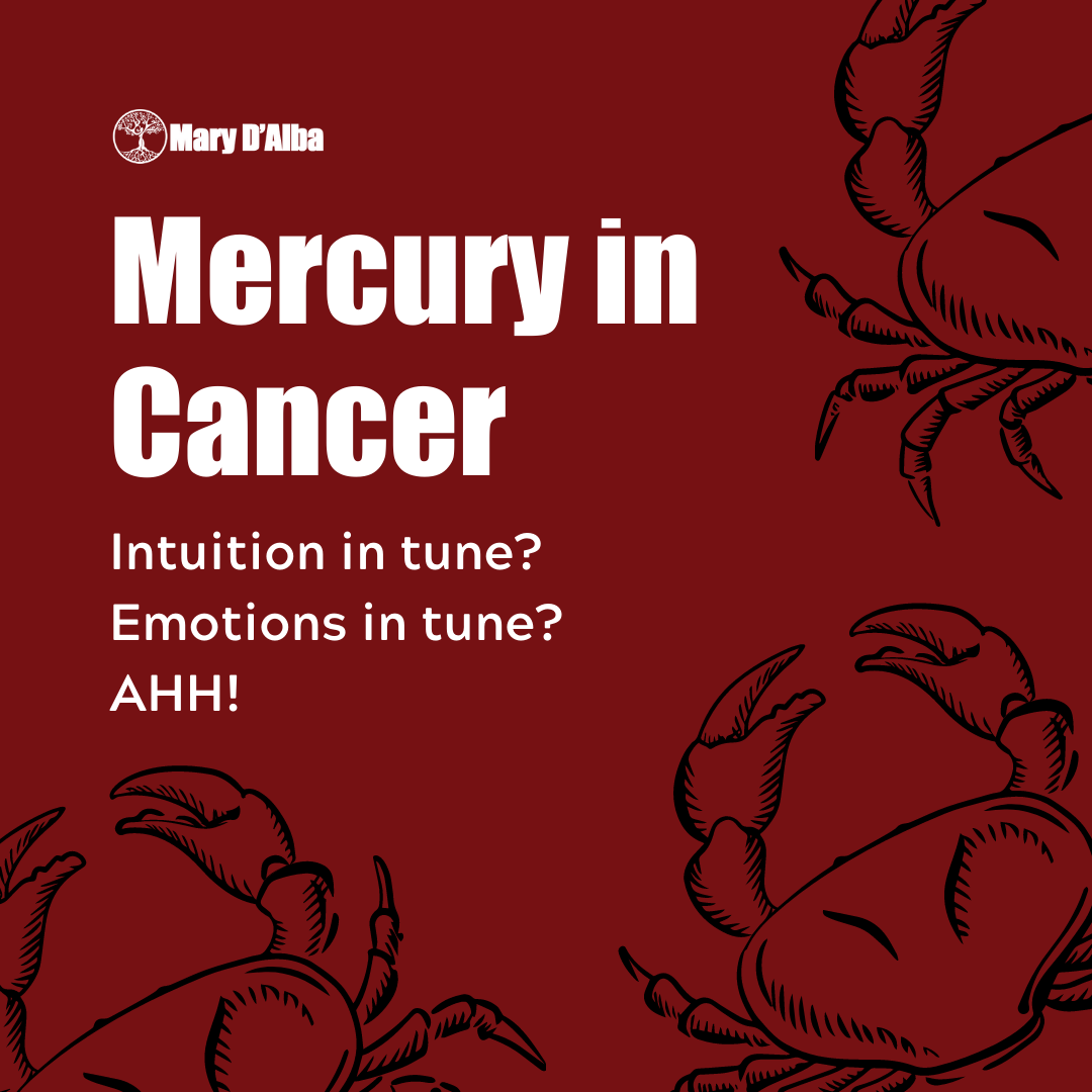 Understanding Mercury in Cancer： Intuition and Expression in Astrology