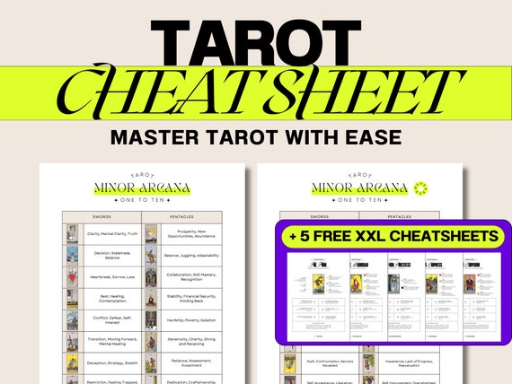 Master Tarot Readings with This Essential Cheat Sheet Guide