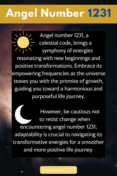 How 1231 Angel Number Can Influence Your Life Path and Manifestation