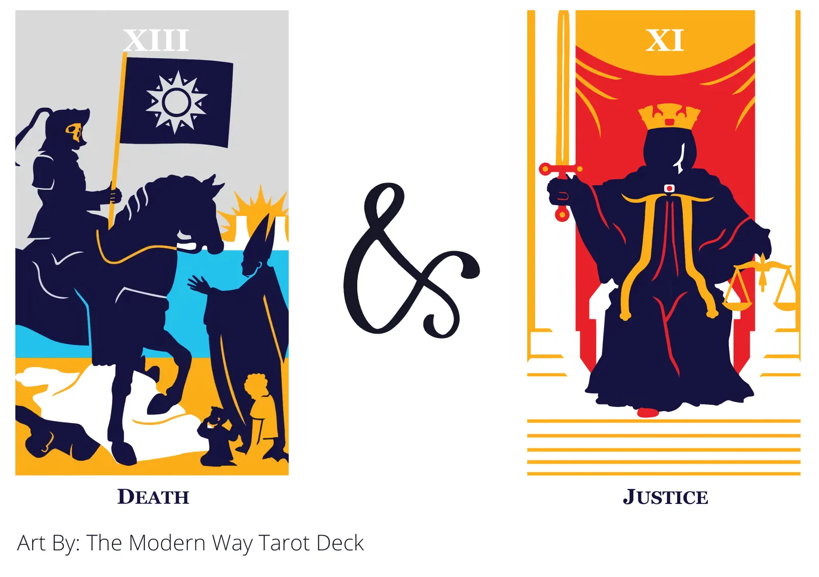 Justice and Death Tarot Cards： A Journey of Change and Balance